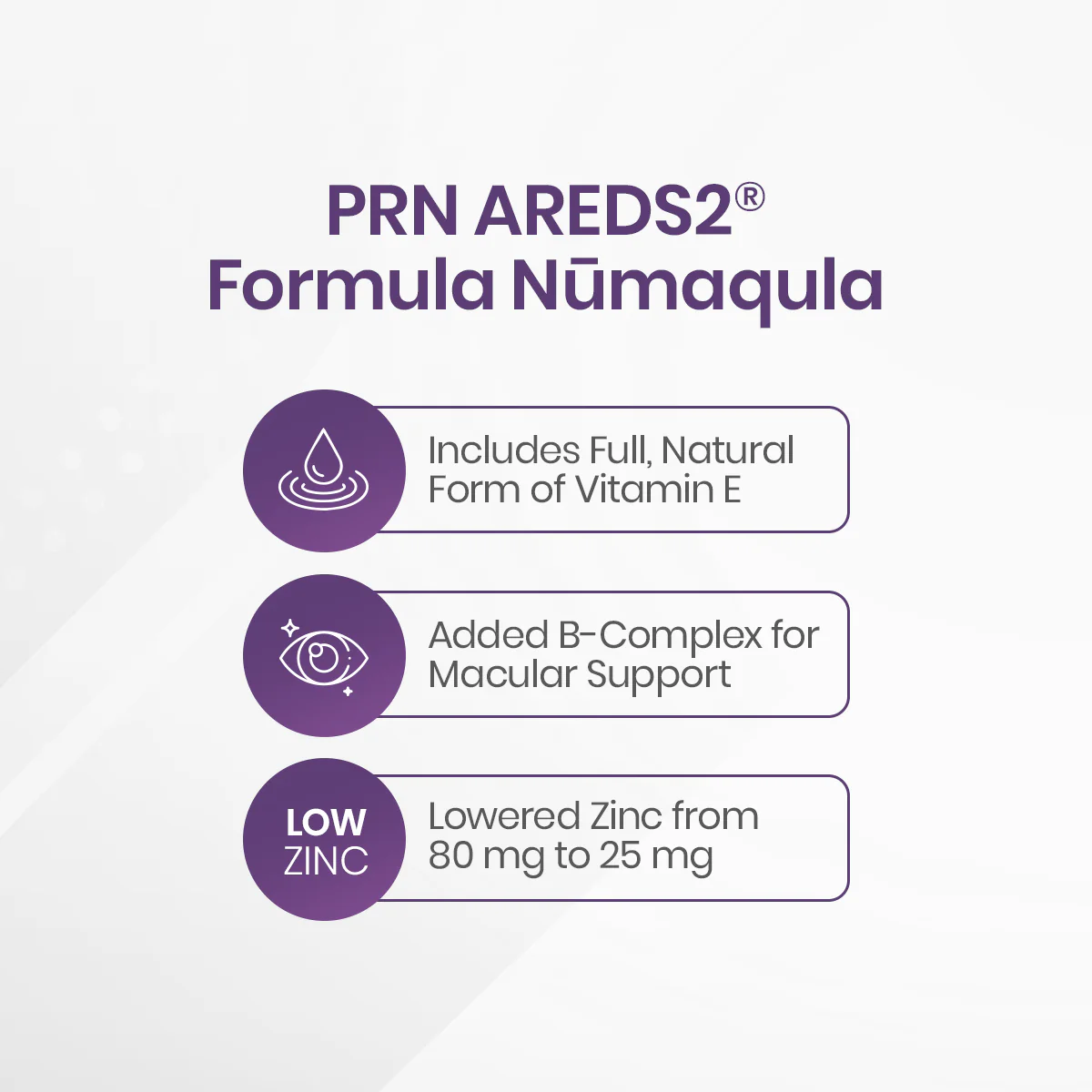 PRN nūmaqula Vitamin - AREDS2 Based Formula with Unique Enhancements - for Advanced Macular Support (90ct/270ct) - Image 8