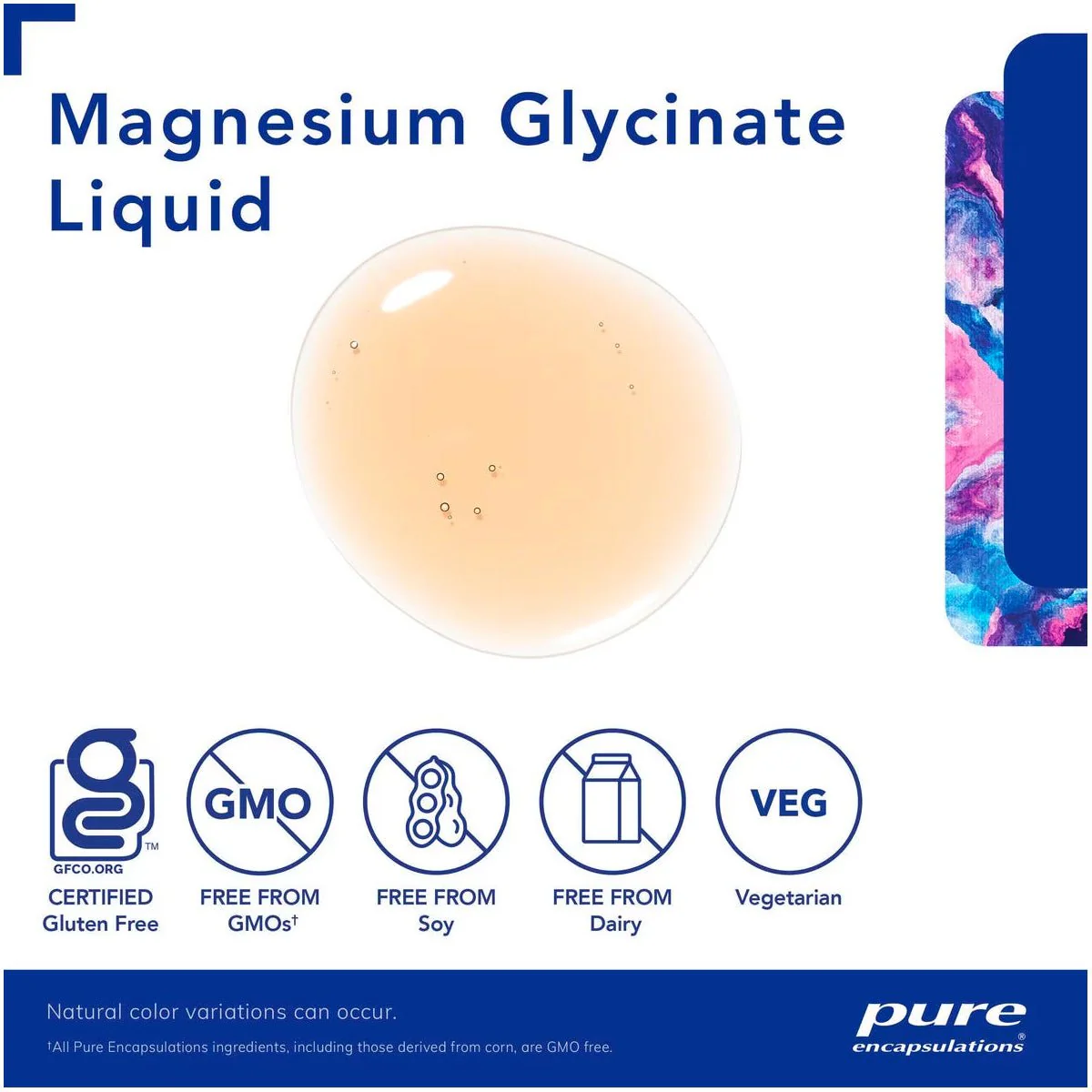 Pure Encapsulations Magnesium Glycinate liquid 480 ml - Image 3