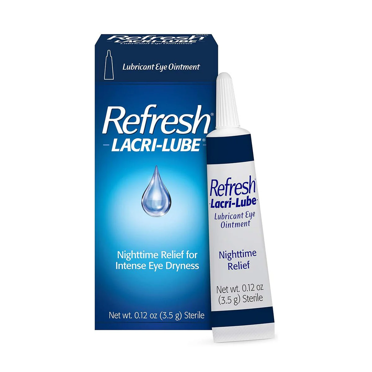 Refresh Lacri-Lube Lubricant Eye Ointment for Nighttime dryness (3,5g Tube) - Image 2