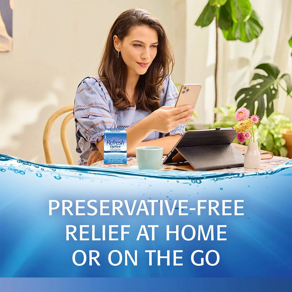 Refresh Optive Lubricant Preservative Free Eye Drops (30 vials) - Image 5