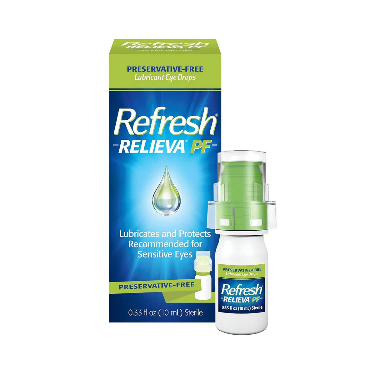 Refresh Relieva Preservative-Free Lubricant Eye Drops (10mL Multi-Dose Bottle) - Image 9