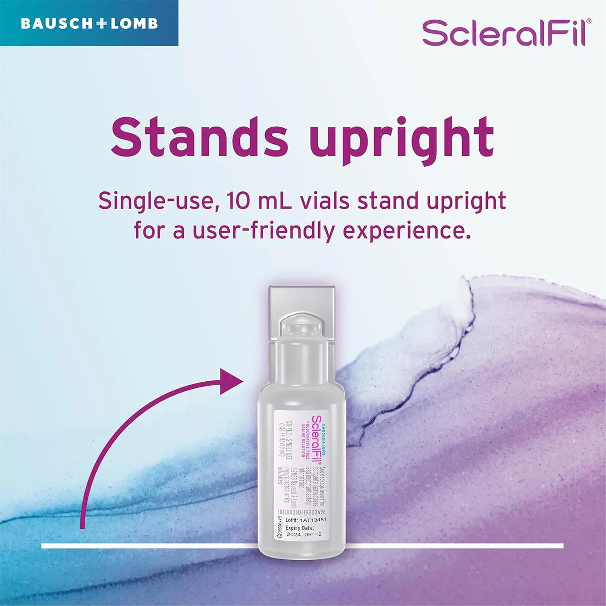 ScleralFil Preservative Free Saline Solution for Scleral, Soft, & Rigid Gas Permeable Lenses, Buffered Solution, Single-Use Vials, 0.34 Fl Oz (Pack of 30) - Image 5