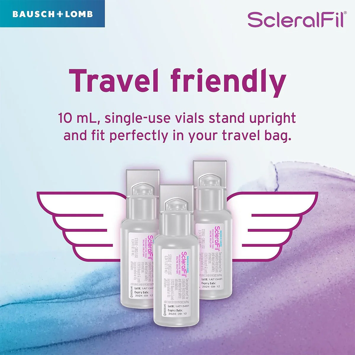 ScleralFil Preservative Free Saline Solution for Scleral, Soft, & Rigid Gas Permeable Lenses, Buffered Solution, Single-Use Vials, 0.34 Fl Oz (Pack of 30) - Image 6