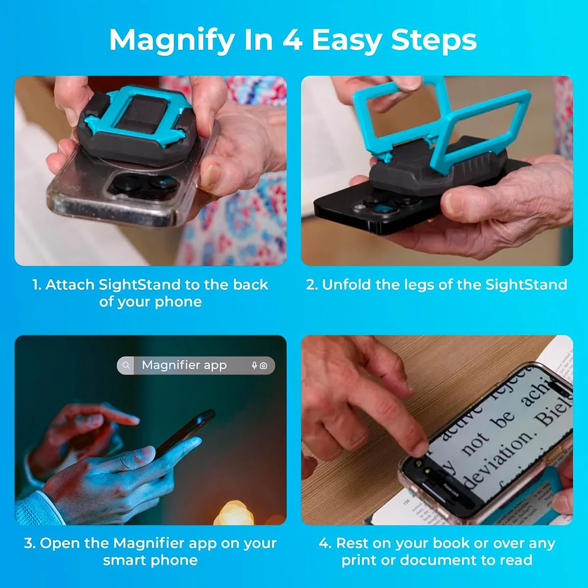 SightStand Phone Stand Magnifier - Image 5