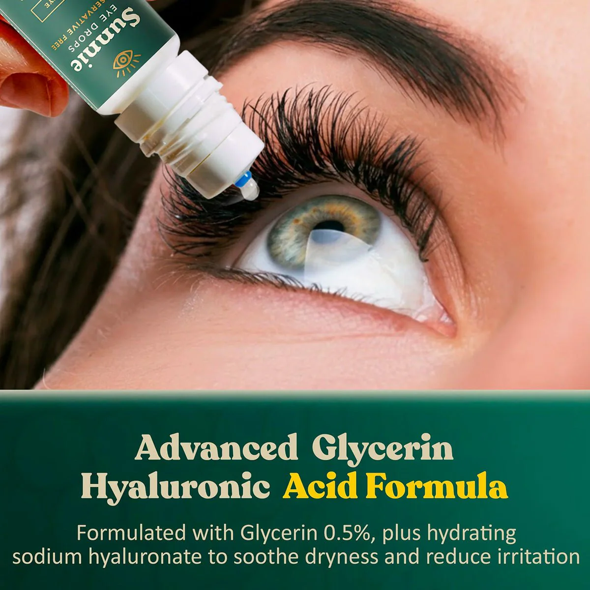 Sunnie Preservative-Free Eye Drops for Dry Eyes, (11ml), Multi-Dose Lubricating Drops with Glycerin 0.5% – for Daily Comfort - Image 5