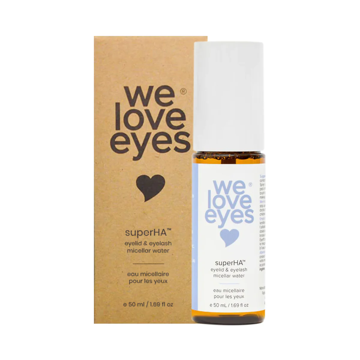 superHA Eyelid & Eyelash Micellar Water Make-up Remover (50mL) - Image 2