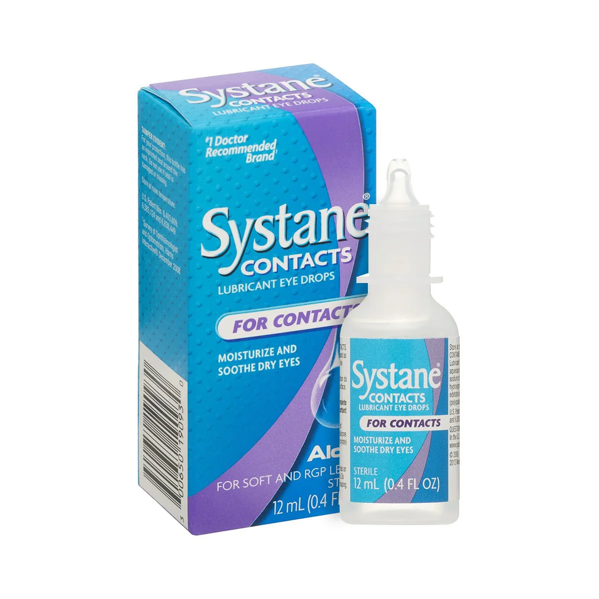 Systane® CONTACTS Lubricant Eye Drops – Hydrating Relief for Soft, RGP, and Hard Contact Lenses (12mL) - Image 2
