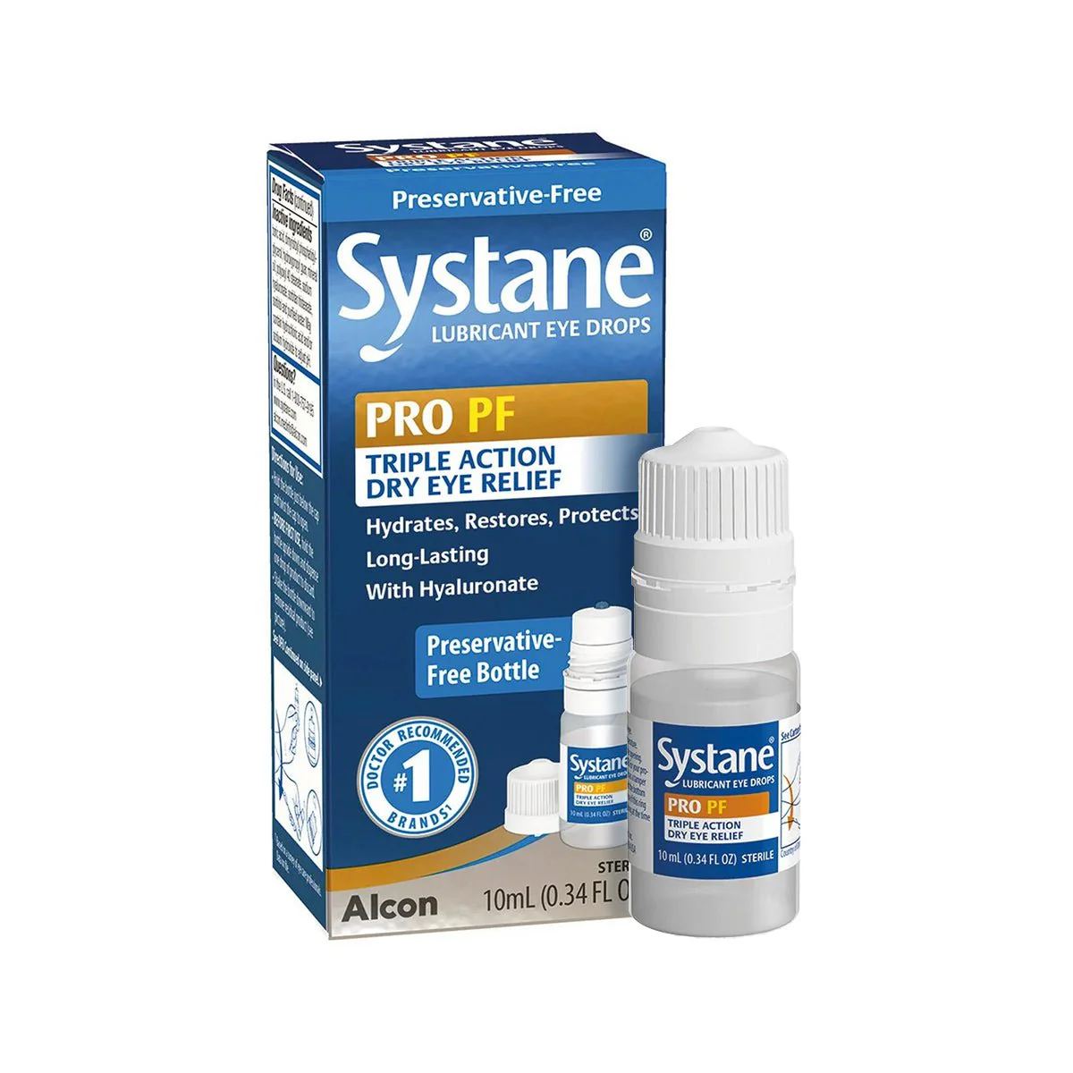 Systane® PRO PF Multi-Dose Preservative free Lubricant Eye Drops – 10mL - Image 2
