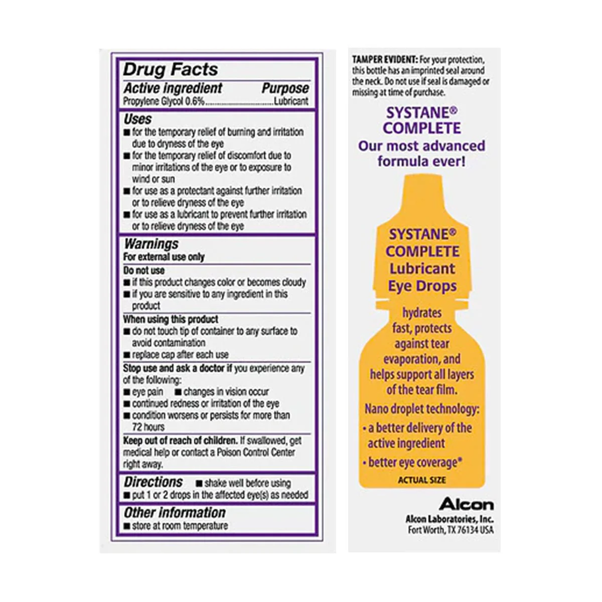 Systane Complete, Lubricant Eye Drops (10ml Bottle) - Image 3
