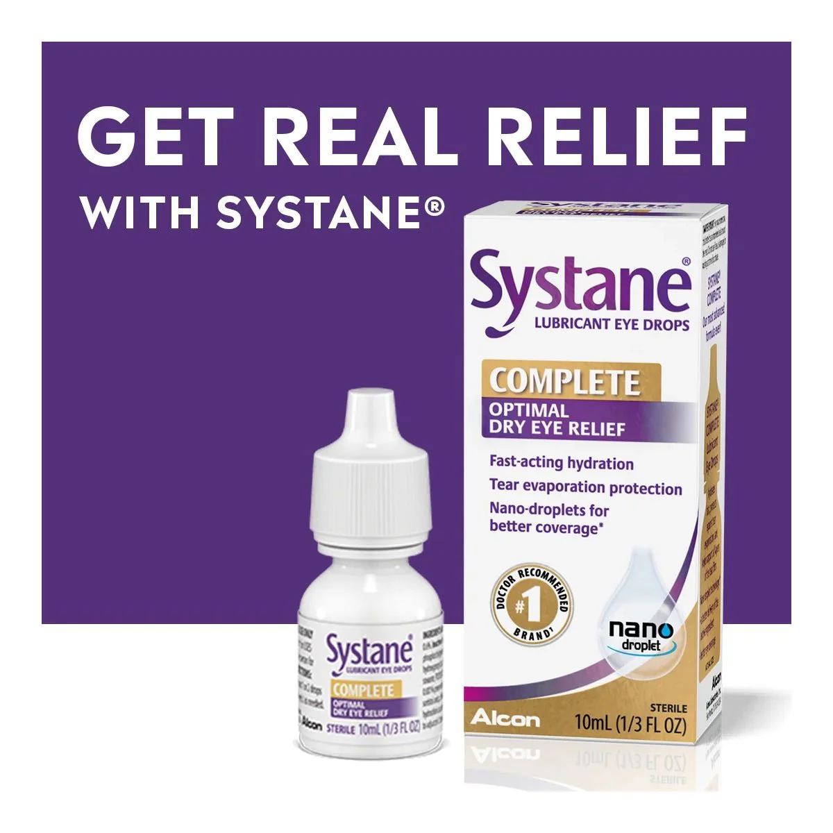 Systane Complete, Lubricant Eye Drops, Twin Pack (2 x 10ml Bottle) - Image 5