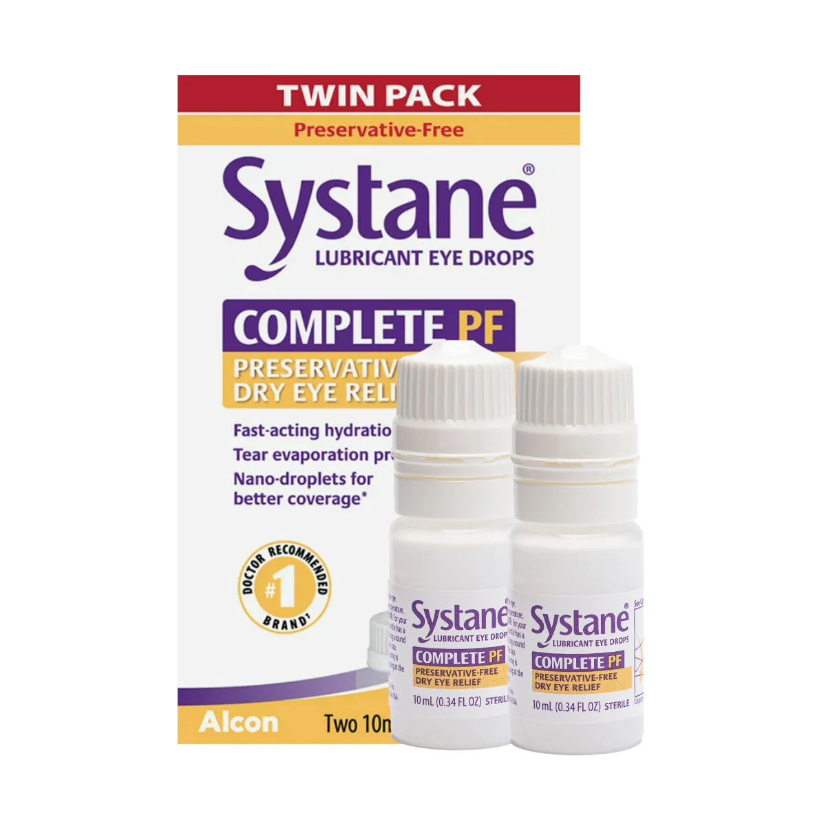Systane COMPLETE Preservative-Free Eye Drops Multi-Dose Bottle (2 Sizes) - Image 7
