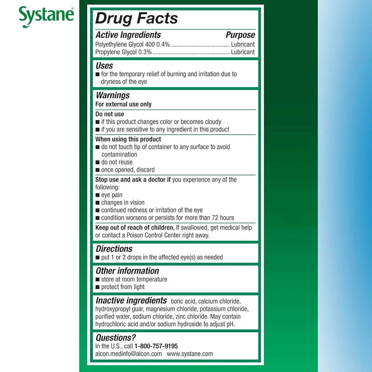 Systane Original Lubricant Eye Drops (30ml) - Image 4