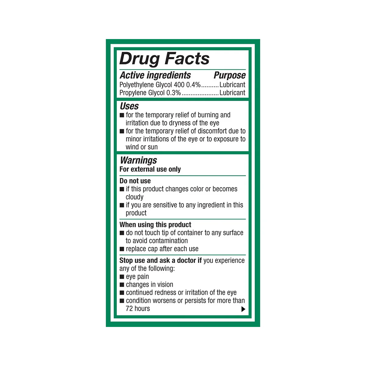 Systane Ultra High Performance Lubricant Eye Drops 10mL Bottle - Image 3