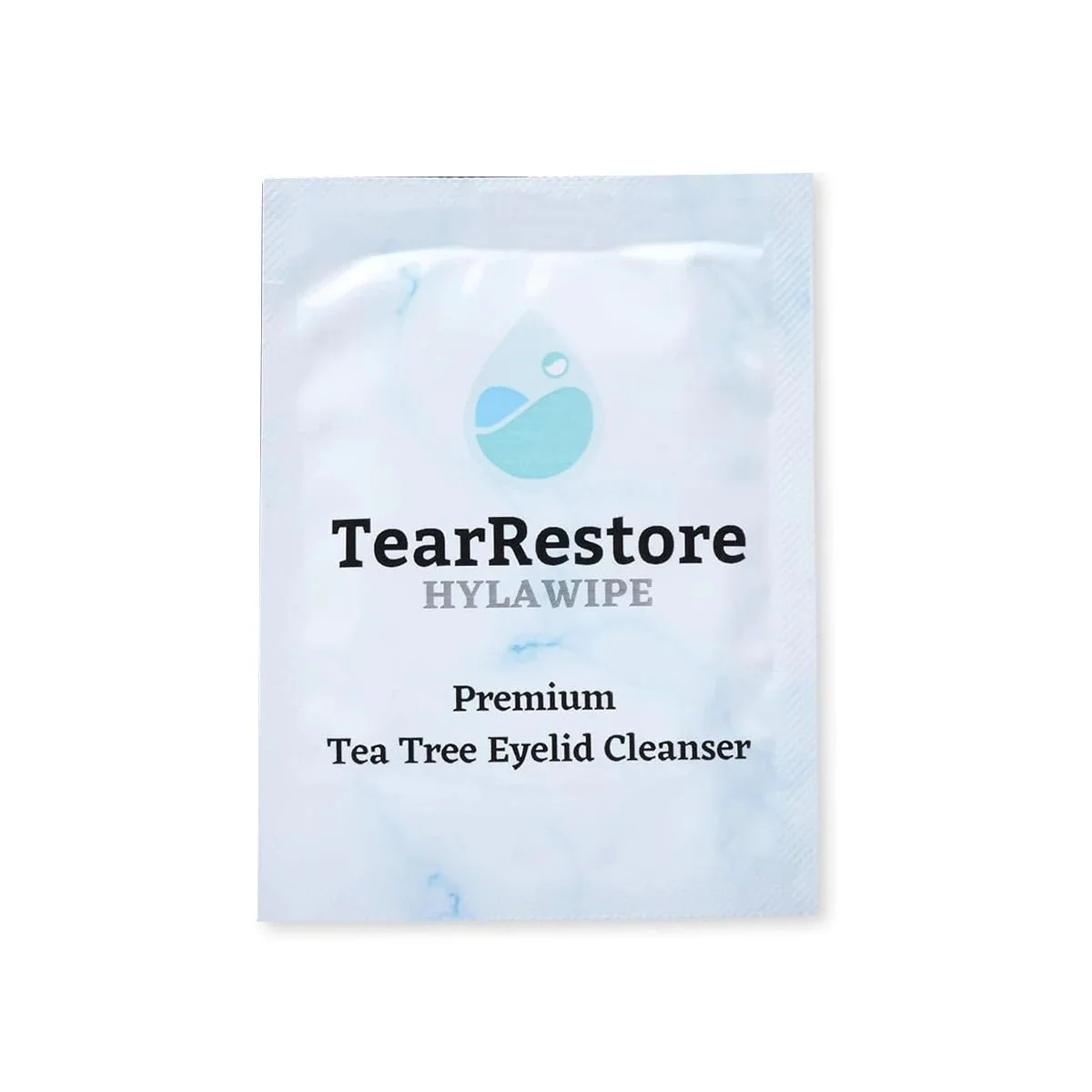 TearRestore HylaWipe Irritation-Free Tea Tree Eyelid Cleansing Wipes - Image 6