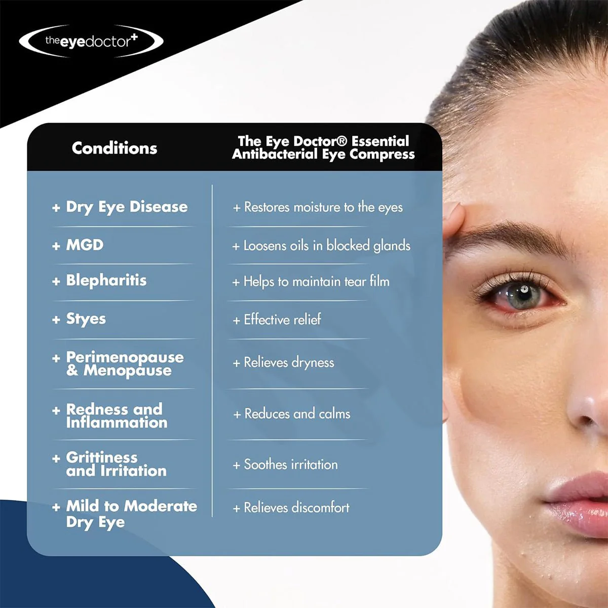 The Eye Doctor Essential Eye Compress - Microwavable – Hot and Cold Eye Compress - Image 4