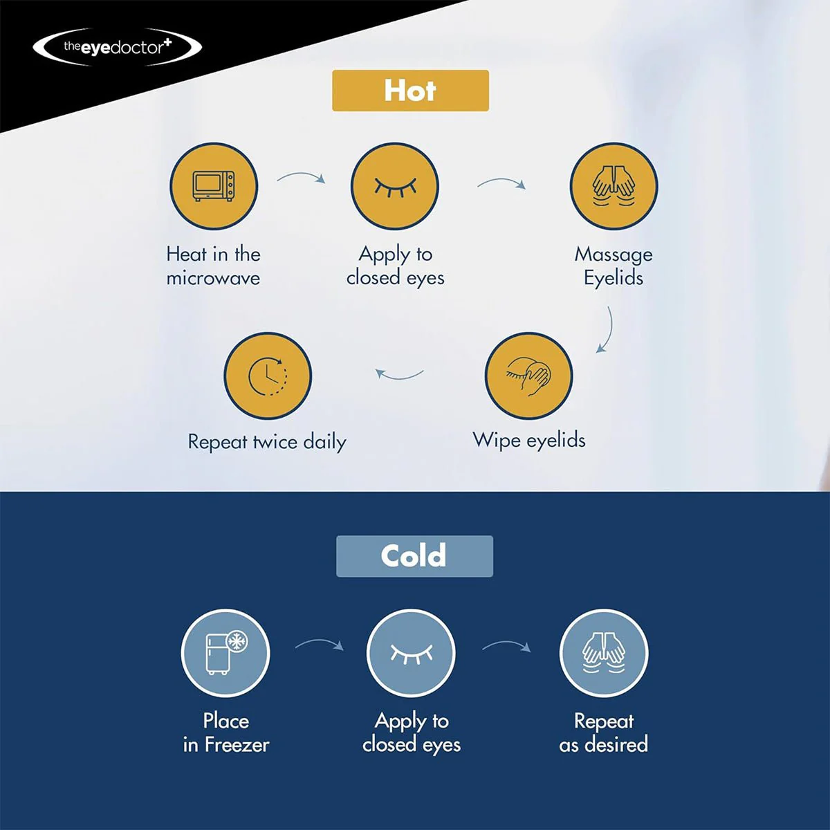 The Eye Doctor Essential Eye Compress - Microwavable – Hot and Cold Eye Compress - Image 5