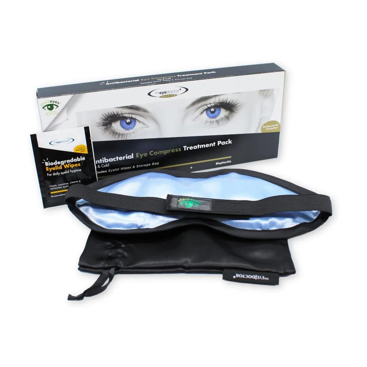 The Eye Doctor Featuring Sterileyes - Antibacterial Hot Eye Compress for Dry Eye, Blepharitis and MGD with a Removable Cover - Image 2