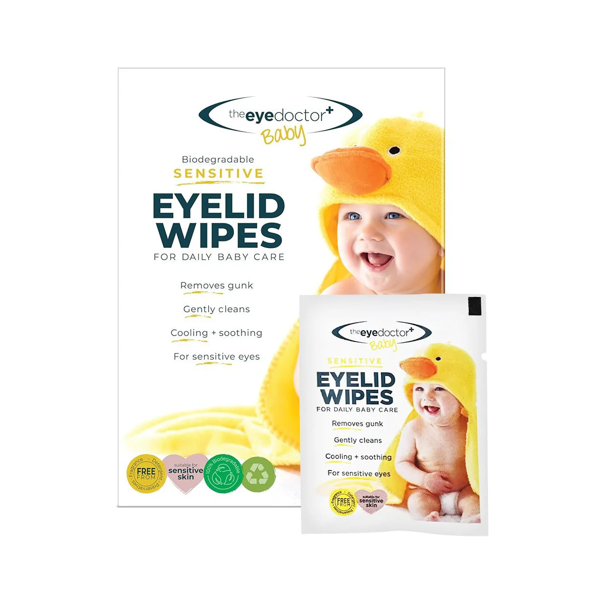 The Eye Doctor Sensitive Baby Eye Wipes - Preservative Free - 20ct Wipes - Image 2