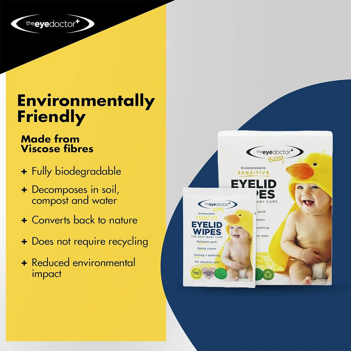 The Eye Doctor Sensitive Baby Eye Wipes - Preservative Free - 20ct Wipes - Image 6