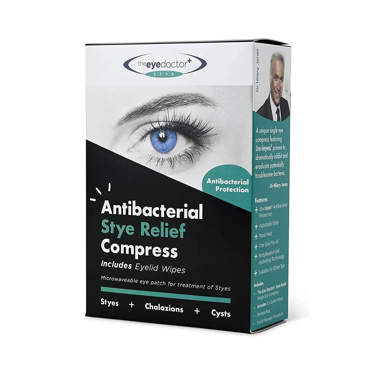 The Eye Doctor Stye Relief Compress - Reusable Microwaveable Hot Eye Mask - Treatment of Stye