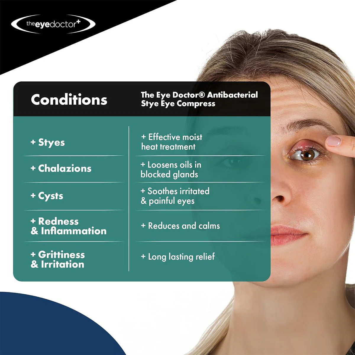 The Eye Doctor Stye Relief Compress - Reusable Microwaveable Hot Eye Mask - Treatment of Stye - Image 5
