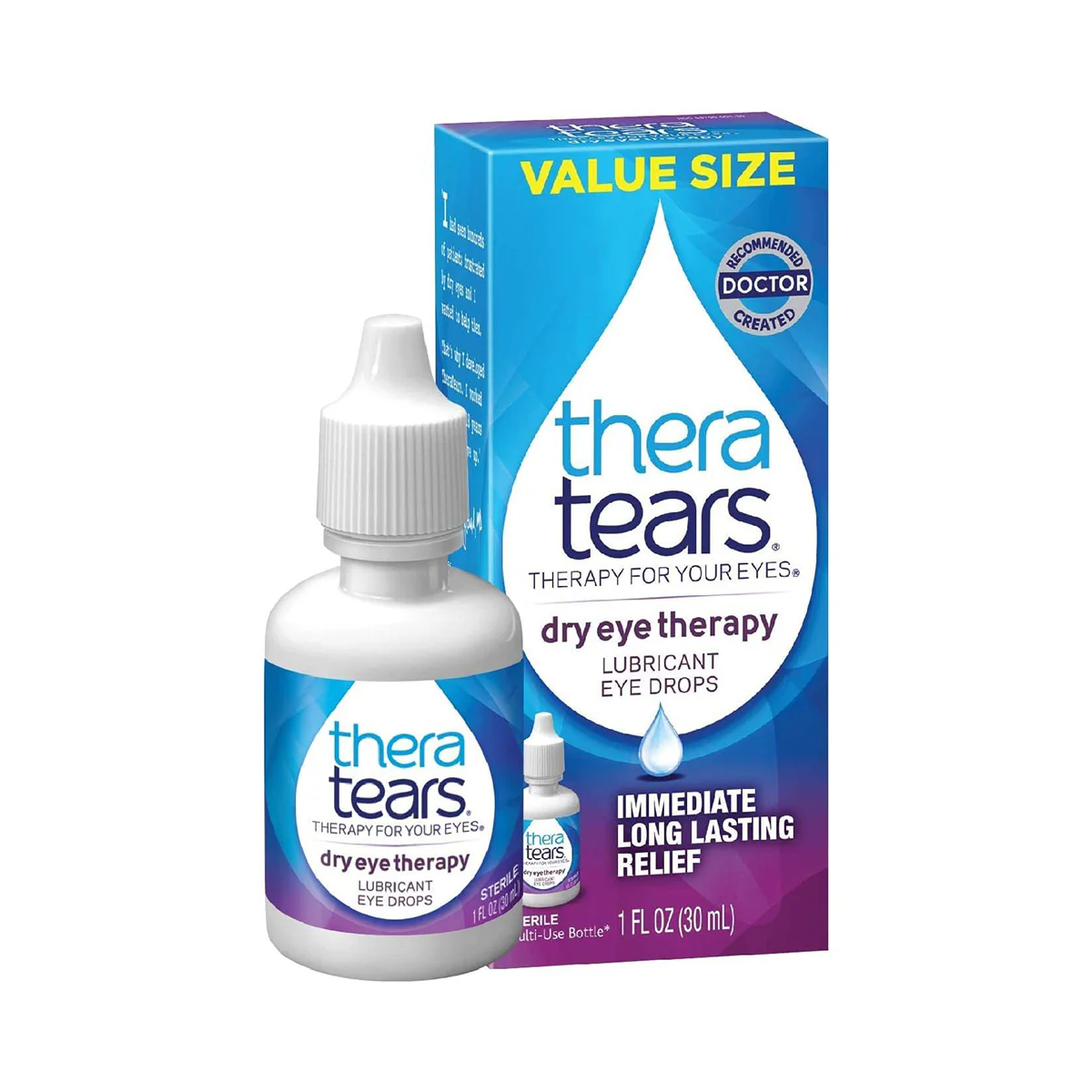 TheraTears Lubricant Eye Drops (15mL and 30mL) - Image 2