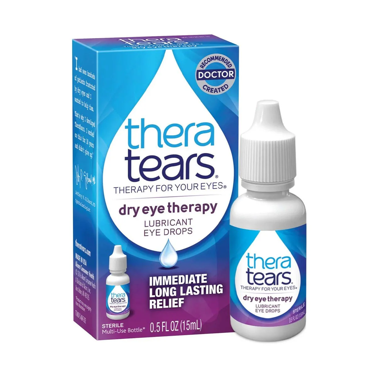 TheraTears Lubricant Eye Drops (15mL and 30mL) - Image 7