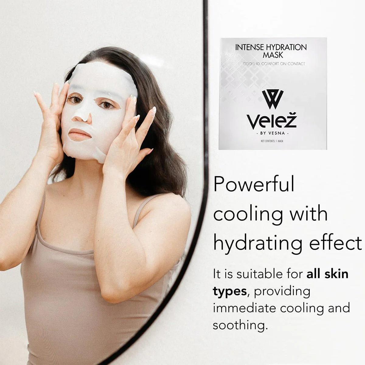 Velez Intense Hydration Cellulose Face Mask (1 Mask) - Image 3