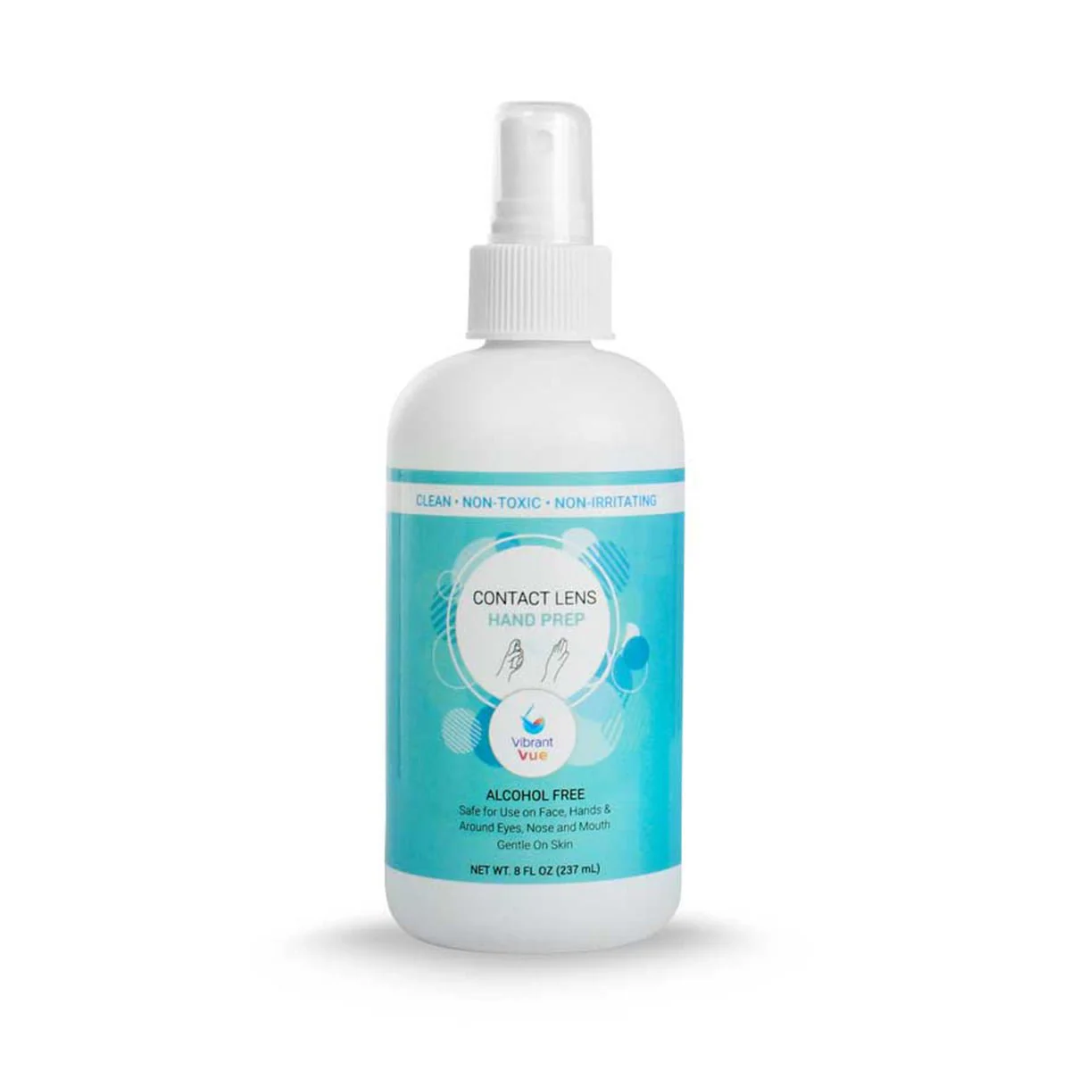 Vibrant Vue Contact Lens Hand Prep, Safe for Hands & Around Eyes, 2 Sizes - Image 3