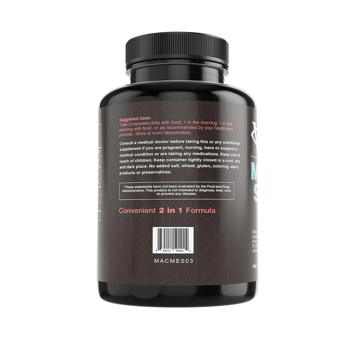 Visual Advantage Macular Support + Meso Z -AREDS 2 - Lutein, Zeaxanthin & Meso-Zeaxanthin - 180 Soft Gels - Image 3