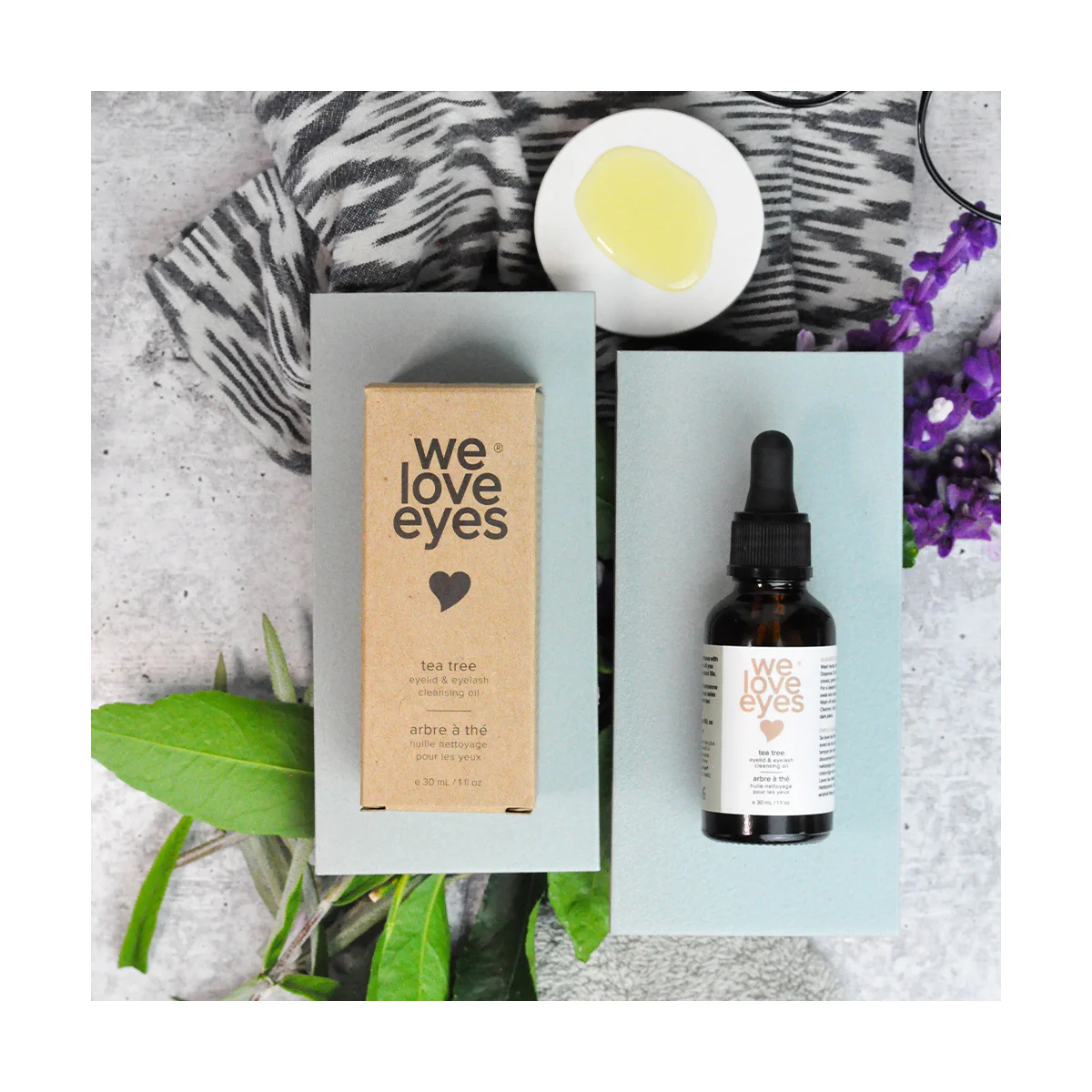 We Love Eyes- All Natural Tea Tree Eyelid Cleansing Oil - 30ml - Image 3