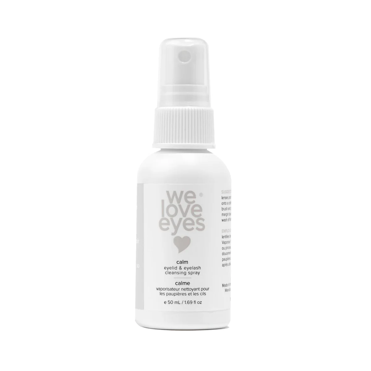 We Love Eyes Calm Eyelid & Eyelash Cleansing Spray with HypoChlorous (50mL Bottle)