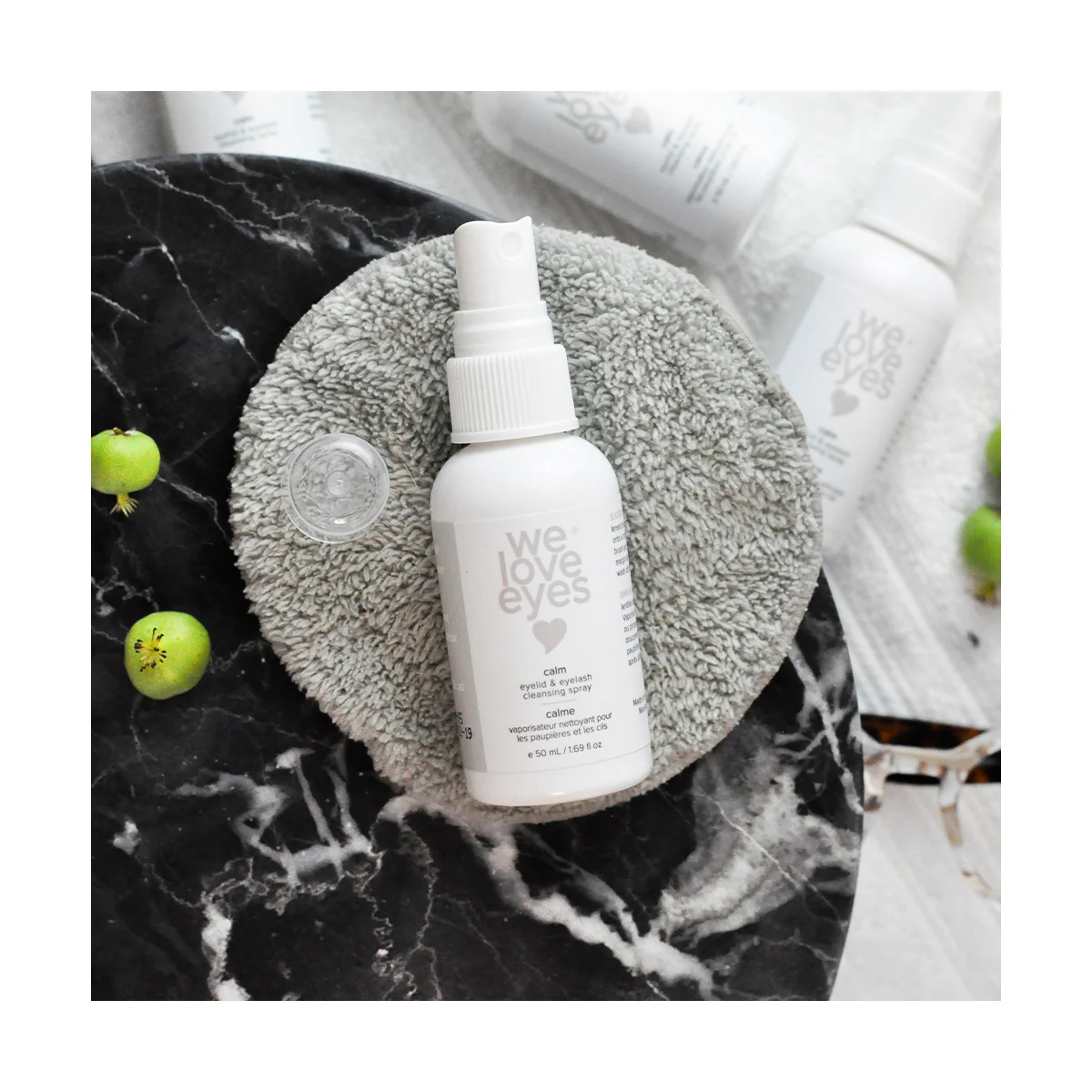 We Love Eyes Calm Eyelid & Eyelash Cleansing Spray with HypoChlorous (50mL Bottle) - Image 4