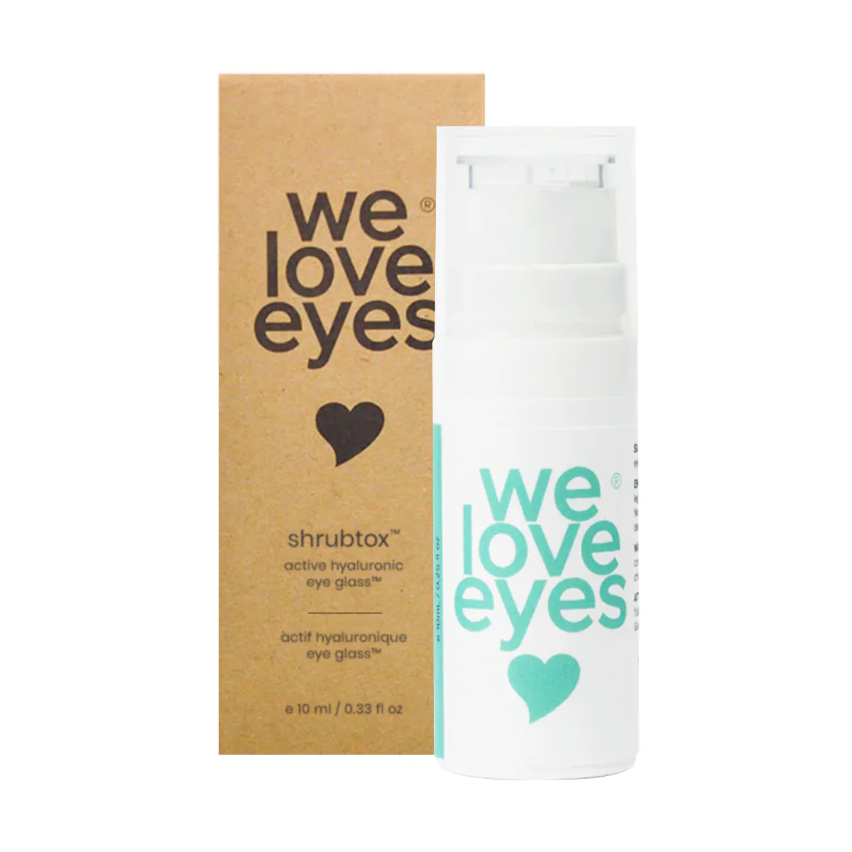 We Love Eyes Shrubtox Active Hyaluronic Eye Glass (10mL Bottle) - Image 2