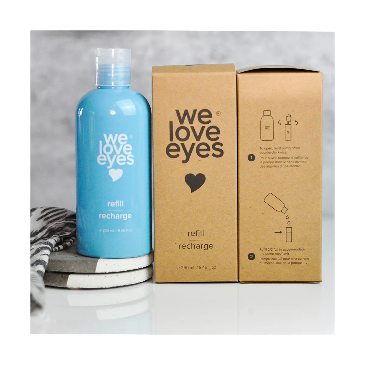 We Love Eyes Tea Tree Eyelid Foaming Cleanser Refill (250mL Bottle) - Image 3
