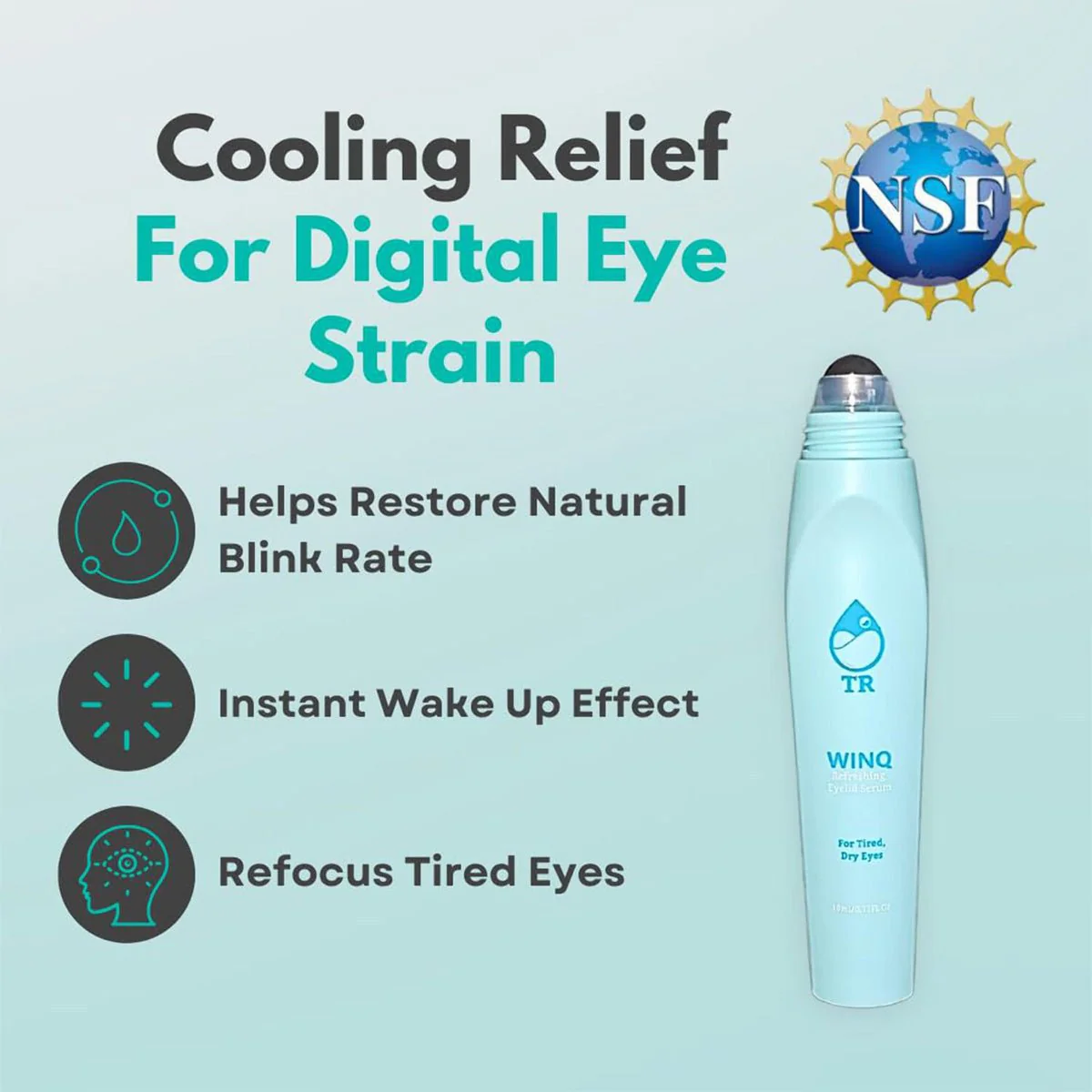 WINQ Eyelid Refreshing Serum for Tired Dry Eyes (10mL) - Image 3